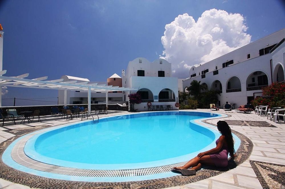 New Haroula Hotel Fira  Ngoại thất bức ảnh