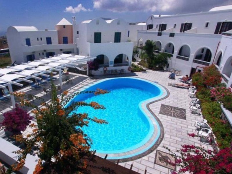 New Haroula Hotel Fira  Ngoại thất bức ảnh